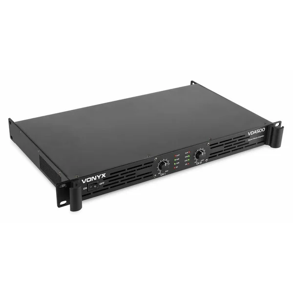 Vonyx VDA500 Amplificateur Professionnel 2x 250W Classe D - Noir