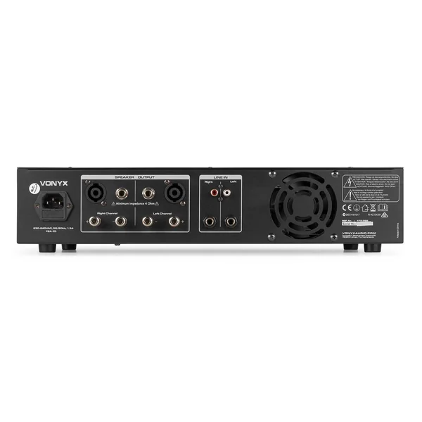 Vonyx VPA300 - Amplificateur Digital 2x 150W, Bluetooth, MP3/USB/SD avec Télécommande