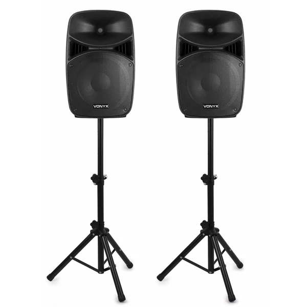 Vonyx VPS152A - Enceinte Sono Portable, Puissance de 1000W, Technologie Bluetooth