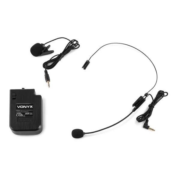 Vonyx VSA700-BP Sono Portable 1000 Watts - Batterie + Micro-Casque et Micro-Cravate