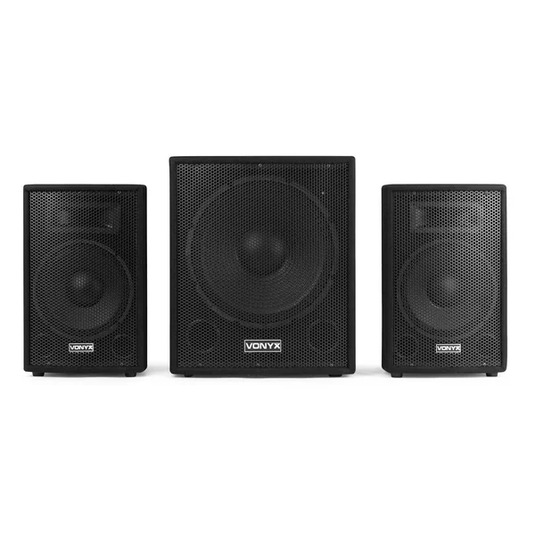 Vonyx VX1015BT Pack Sono DJ Actif 2.1 - 1000W