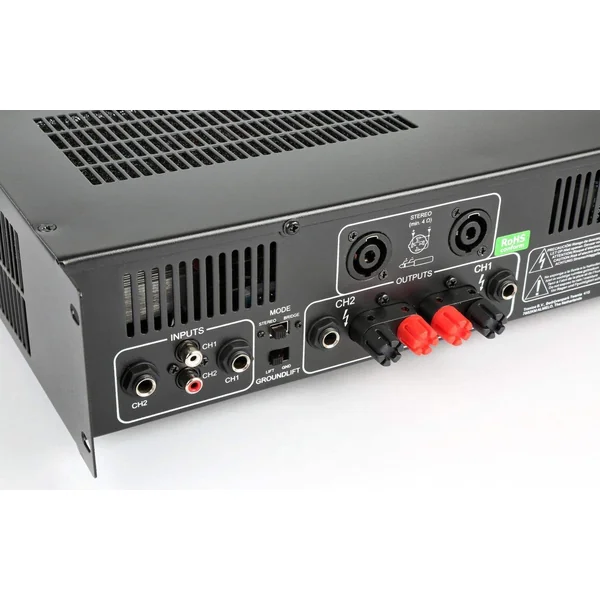 Vonyx VXA-1500 Amplificateur Professionnel, 2x 750 Watts, Connexion en Pont