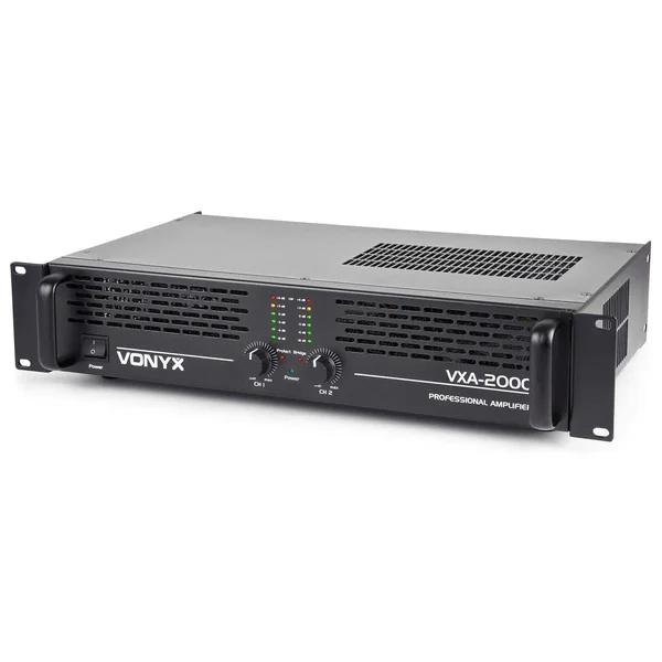 Vonyx VXA-2000 Amplificateur Professionnel, 2x 1000 Watts