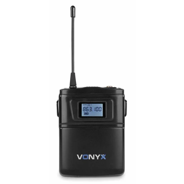 Vonyx WM61B - Microphones sans Fil UHF, 16 canaux