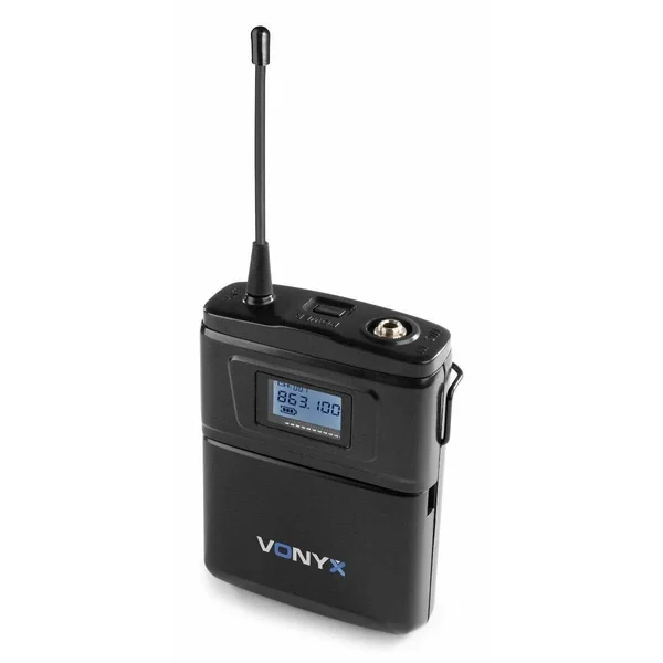 Vonyx WM61B - Microphones sans Fil UHF, 16 canaux