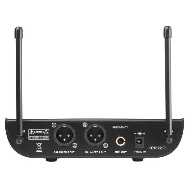Vonyx WM82 - Set de 2 Microphones sans Fil UHF, avec Valise de Transport