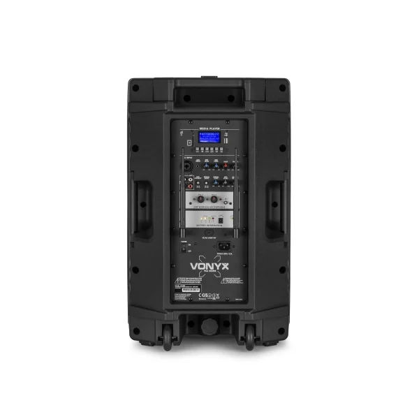VSA500 VONYX - Enceinte autonome 12 pouces sur batterie 2 micros mains