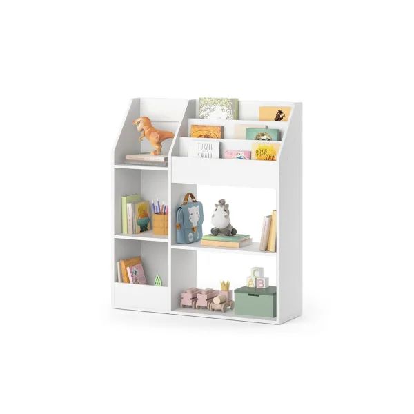 Étagère livres Montessori Bibliothèque enfant Rangement livres et jouets